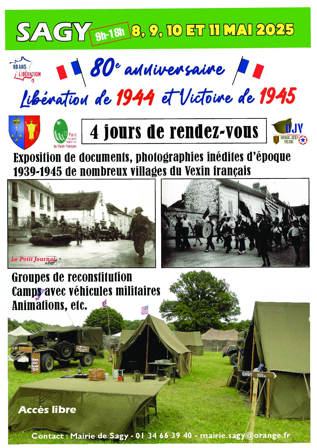 80ème anniversaire 8, 9, 10 et 11 mai 2025