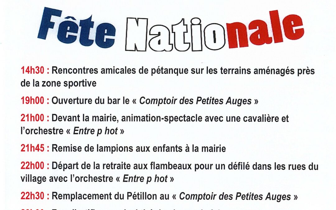 Lundi 14 juillet 2025
